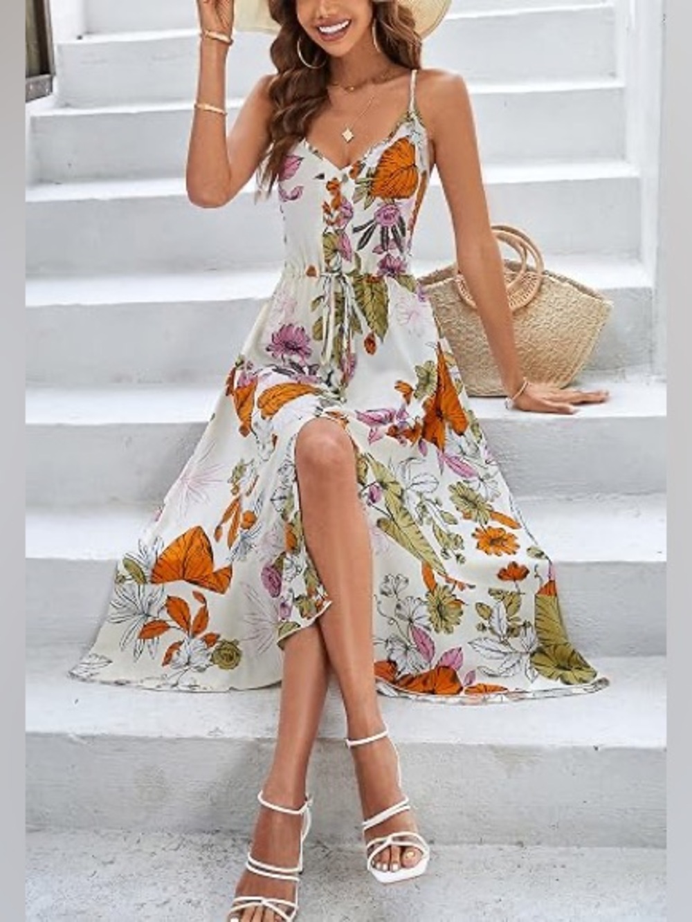BROVAVE 2025 Flowy Sundress